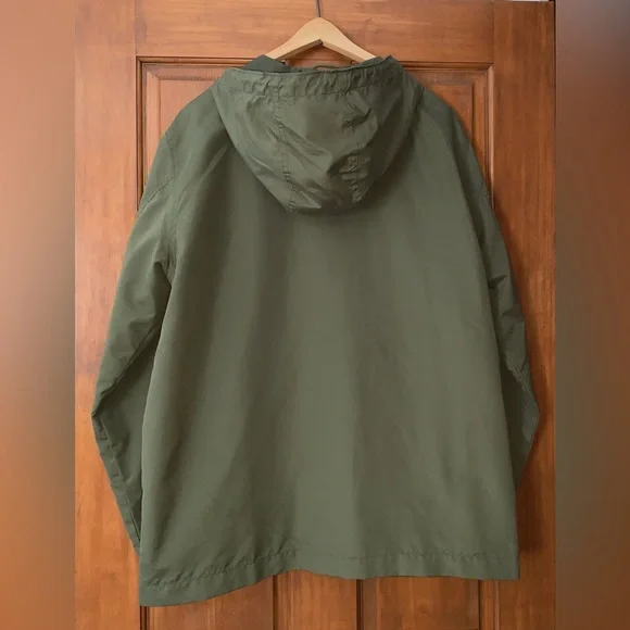 OLD NAVY 2017 Light Anorak Jacket Windbreaker in In the Weeds Green L LARGE NEW - Picture 2 of 7